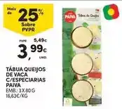 Continente Paiva - tabua queijos de vaca c/especiarias promoção