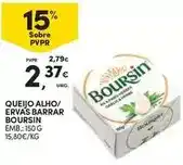 Continente Boursin - queijo alho/ ervas barrar promoção