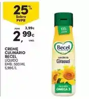 Continente Becel - creme culinario promoção