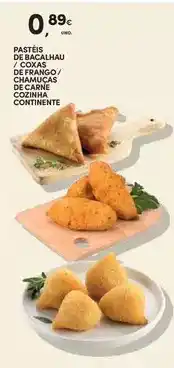 Continente Continente - pasté de bacalhau de coxas de frango / cibaunacs cozinha promoção