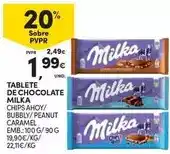Continente Milka - tablete de chocolate promoção