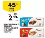 Continente Balconi - snack mix max promoção
