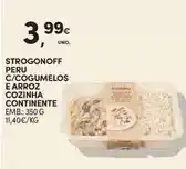 Continente Continente - strogonoff peru c/cogumelos e arroz cozinha promoção