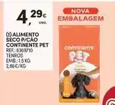 Continente Continente - alimento seco p/cão promoção