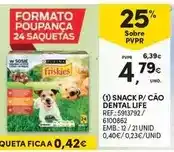 Continente Friskies - snack p/ cao dental promoção