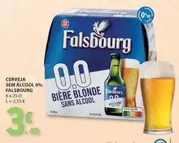 E.Leclerc Cerveja sem alcool 0% promoção