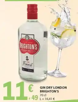 E.Leclerc Gin dry london promoção