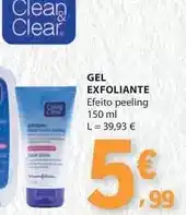 E.Leclerc Clear - gel exfoliante promoção