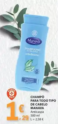 E.Leclerc Tous - champo para todo tipo de cabelo promoção