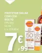 E.Leclerc €co+ - protetor solar com cor rosto promoção