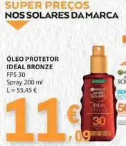 E.Leclerc Oleo protetor ideal bronze promoção
