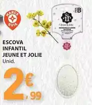 E.Leclerc Escova infantil jeune et jolie promoção
