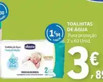 E.Leclerc Chicco - toalhitas de água promoção