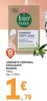 E.Leclerc Bio - sabonete corporal exfoliante promoção