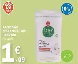 E.Leclerc Bio - algodão maxi oval bio promoção