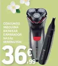 E.Leclerc Remington - conjunto máquina barbear e aparador promoção