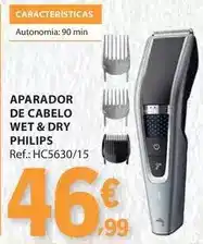 E.Leclerc Philips - aparador de cabelo wet & dry promoção