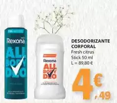 E.Leclerc Rexona - desodorizante corporal promoção