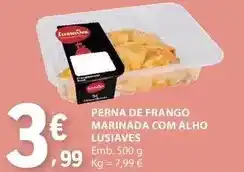 E.Leclerc Lusíadas - perna de frango marinada com alho promoção
