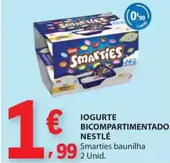 E.Leclerc Iogurte bicompartimentado promoção