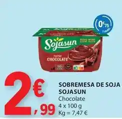 E.Leclerc Sojasun - sobremesa de soja promoção