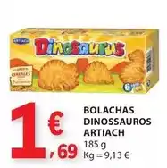E.Leclerc Artiach - bolachas dinossauros promoção