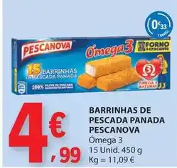 E.Leclerc Pescanova - barrinhas de pescada panada promoção