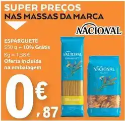 E.Leclerc Nacional - esparguete promoção