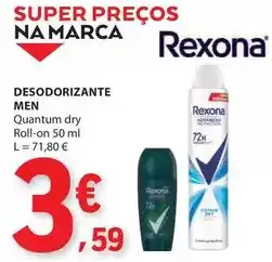 E.Leclerc Rexona - desodorizante men promoção
