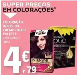 E.Leclerc Schwarzkopf - coloração intensive creme color palette promoção