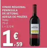 E.Leclerc Adega de pegões - vinho regional peninsula de setubal adega de pegões promoção