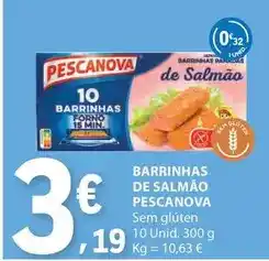 E.Leclerc Pescanova - barrinhas de salmão promoção