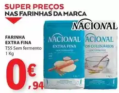 E.Leclerc Nacional - farinha extra fina promoção