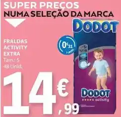E.Leclerc Dodot - fraldas activity extra promoção