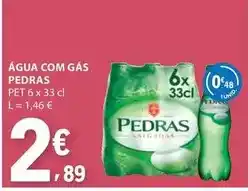 E.Leclerc Pedras - água com gas promoção