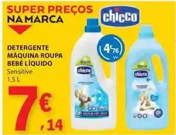 E.Leclerc Chicco - detergente maquina roupa bebe liquido promoção