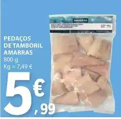 E.Leclerc Amarras - pedacos de tamboril promoção