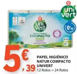 E.Leclerc Nature - papel higienico compacto promoção