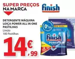 E.Leclerc Finish - detergente máquina loica power all in one promoção