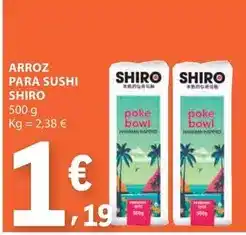 E.Leclerc Arroz para sushi promoção