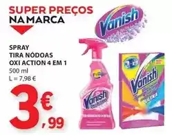 E.Leclerc Vanish - spray tira nódoas oxi action 4 em 1 promoção
