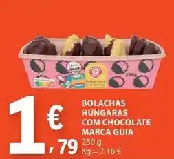 E.Leclerc Marca guia - bolachas húngaras com chocolate promoção