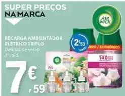 E.Leclerc Air wick - recarga ambientador eletrico promoção