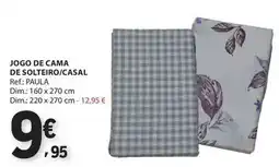 E.Leclerc Dim - jogo de cama de solteiro/casal promoção