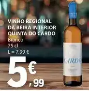 E.Leclerc Vinho regional da beira interior quinta do cardo promoção