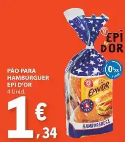 E.Leclerc Pão para hambúrguer epi d'or promoção
