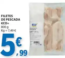 E.Leclerc €co+ - filetes de pescada promoção