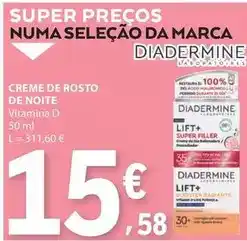 E.Leclerc Diadermine - creme de rosto de noite promoção