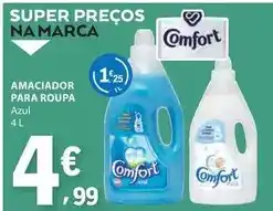 E.Leclerc Comfort - amaciador para roupa promoção