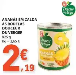 E.Leclerc Ananas em calda as rodelas promoção